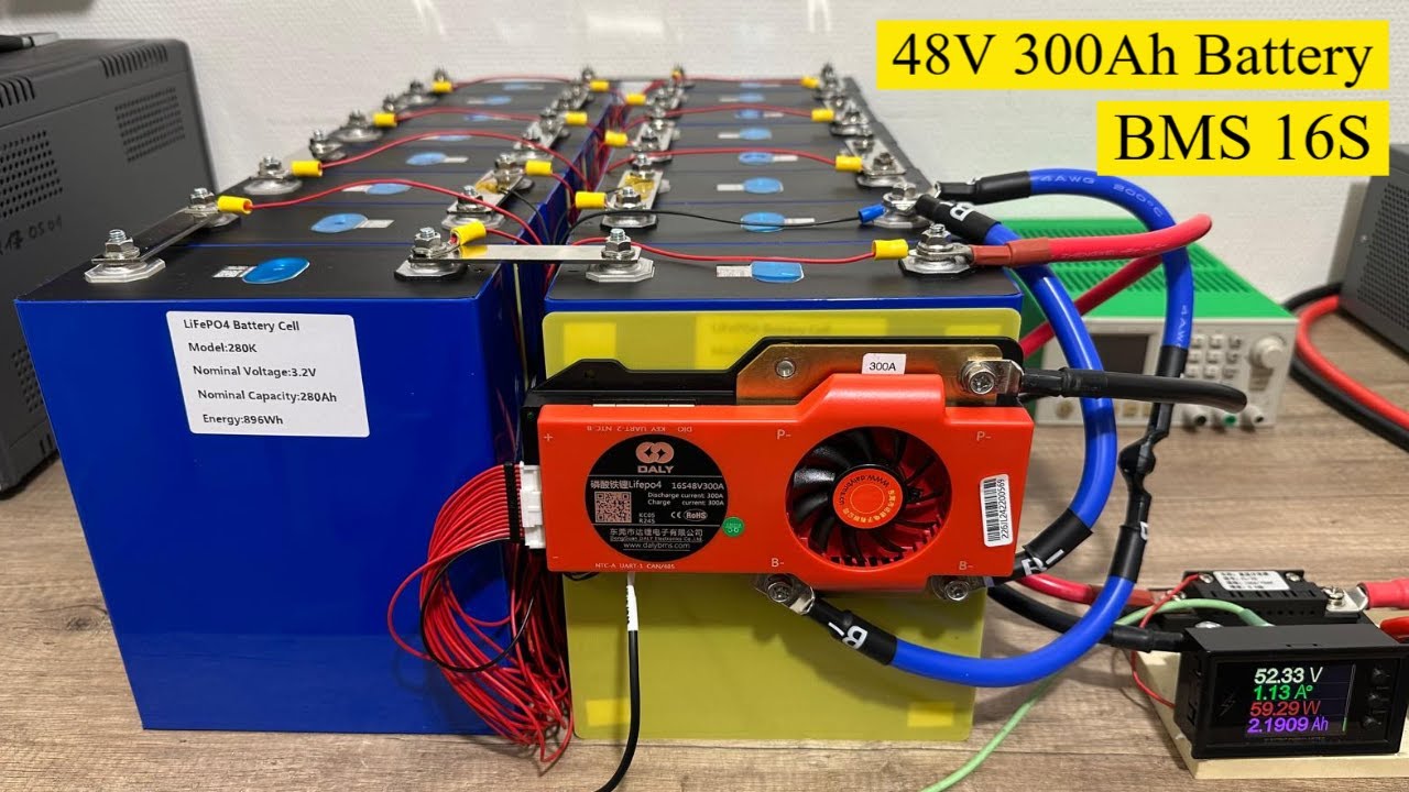 как построить домашнюю солнечную резервную батарею 48 В BMS 300A Home Energy Storage