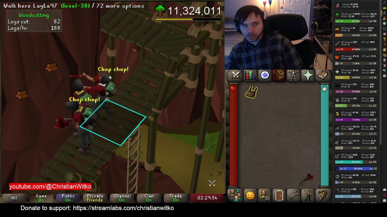 OSRS 🔴 Gain XP with Me: Sailing & Woodcutting 11:38 PM