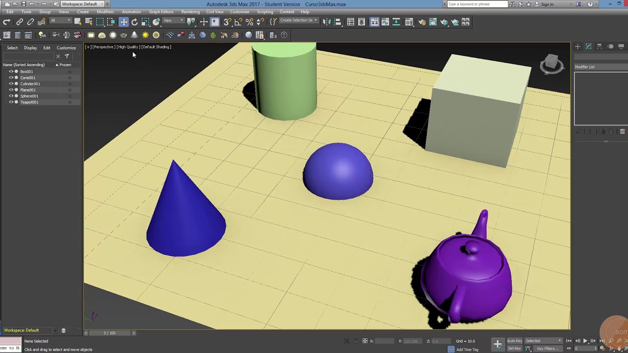 Modificar Objetos en 3dsMax