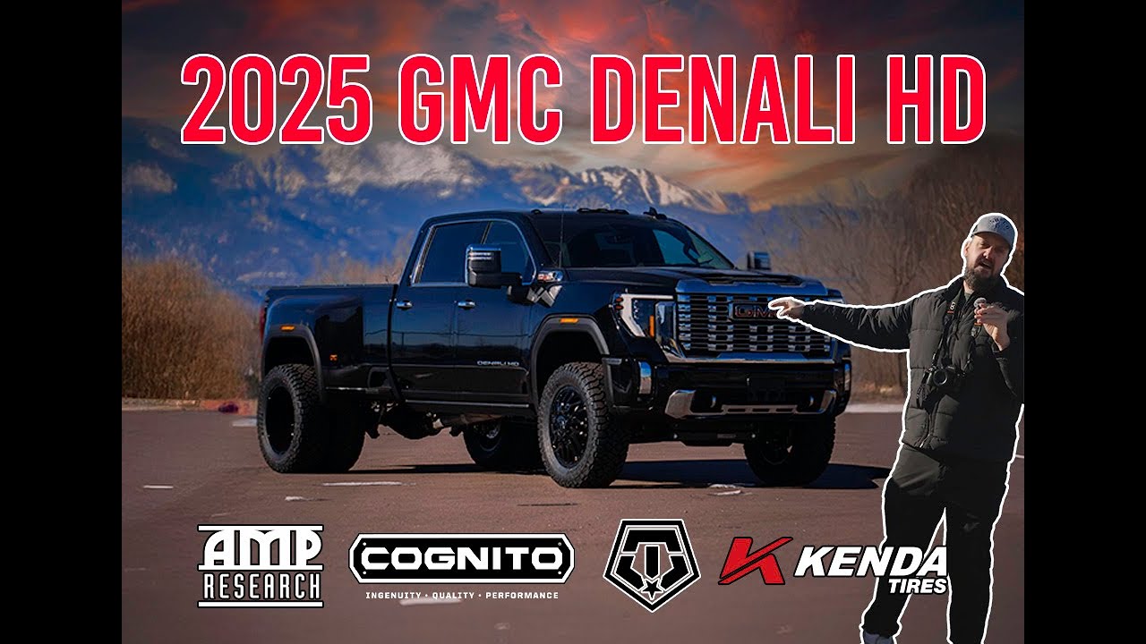 2025 GMC Sierra 3500 Denali Dually on Cognito 4&rdquo; Lift Kit