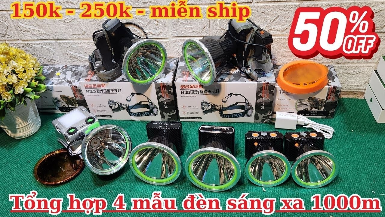 tổng hợp những mẫu đèn pin đội đầu siêu sáng , báo giá công khai a e lựa ạ | đèn pin đội đầu rẻ