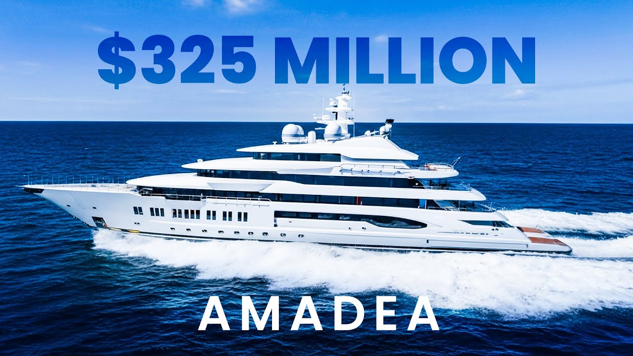 Inside the $325 Million Amadea Superyacht | A Floating Masterpiece of Power and Perfection