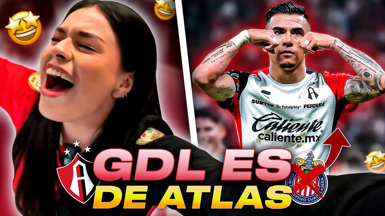 ⚽️ PLAY IN A LO ATLAS / CHIVAS ELIMINADOS / REACCIONES AL CLASICO TAPATIO - CAMILA DE LA MORA