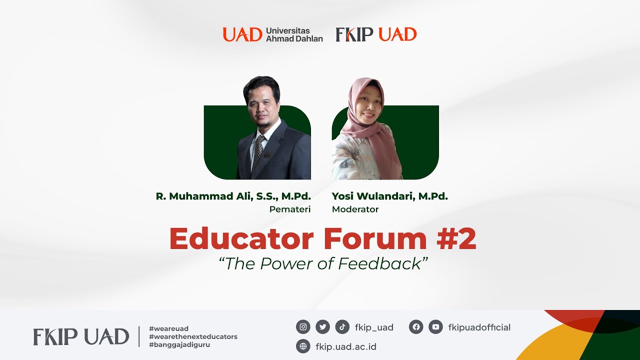 Educator Forum #2: The Power of Feedback