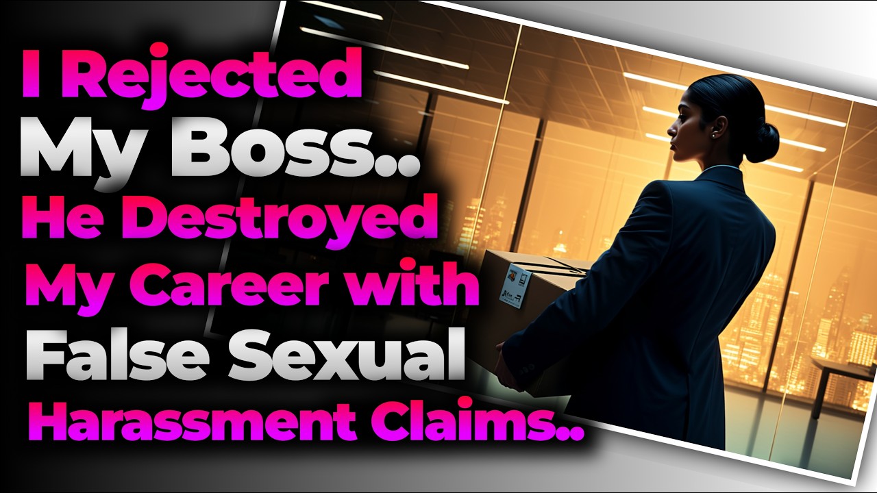I Rejected My Boss's Advances—He Framed Me for Sexual Harassment and Destroyed My Career..