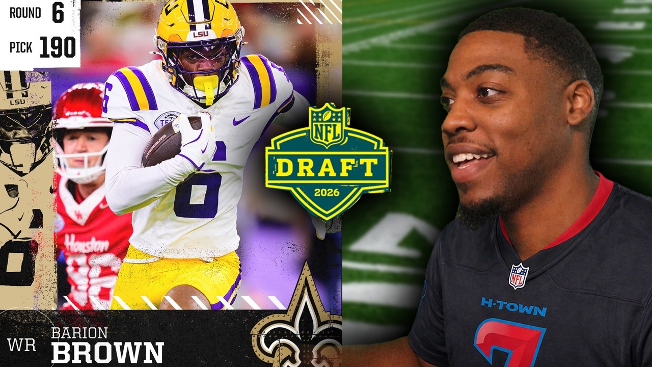 Barion Brown Highlights Reaction | New Orleans Saints - NFL Draft 2026