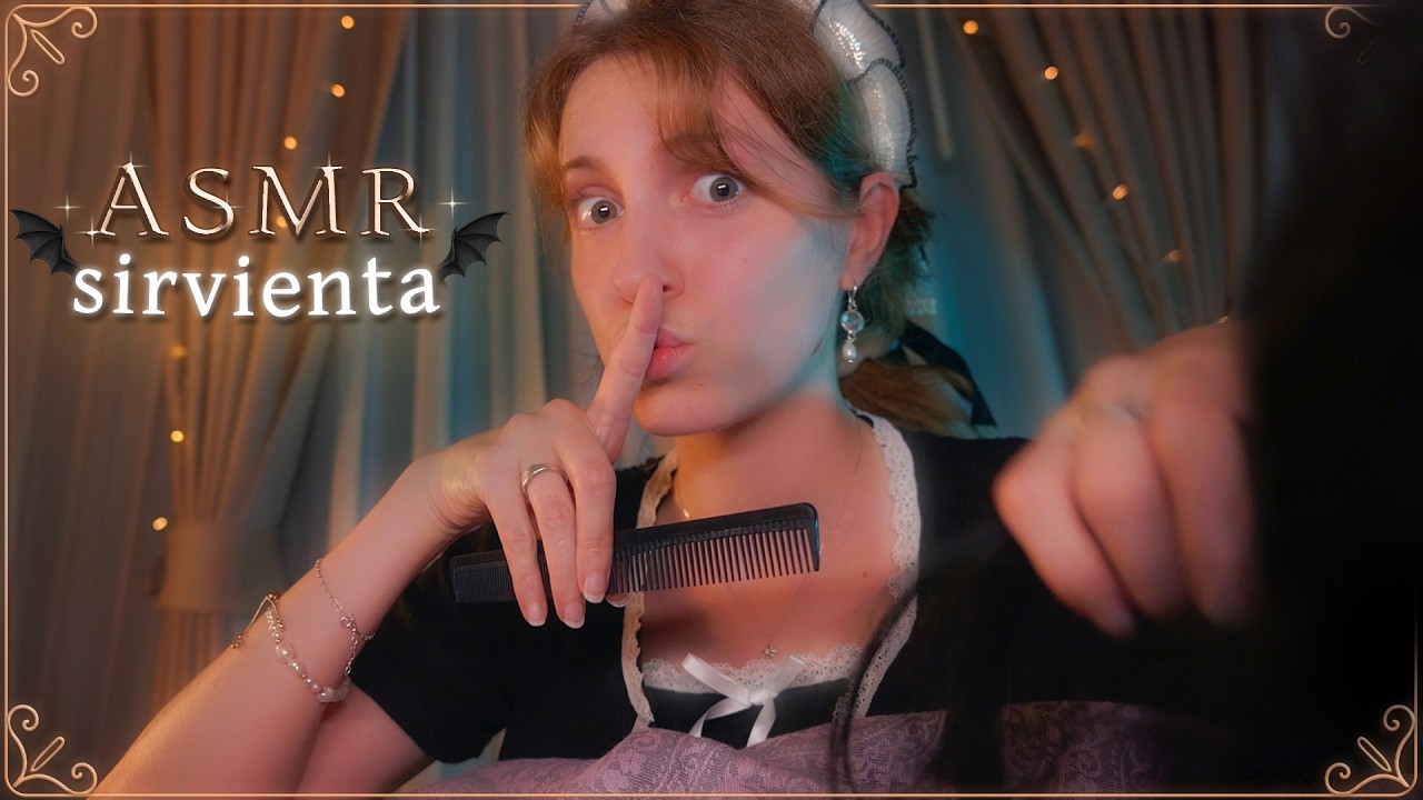 ASMR в твоей КРОВАТИ 👑 КОРОЛЕВСКАЯ СЛУЖАНКА расчёсывает тебе Волосы… но узнаёт твой СЕКРЕТ 🐉