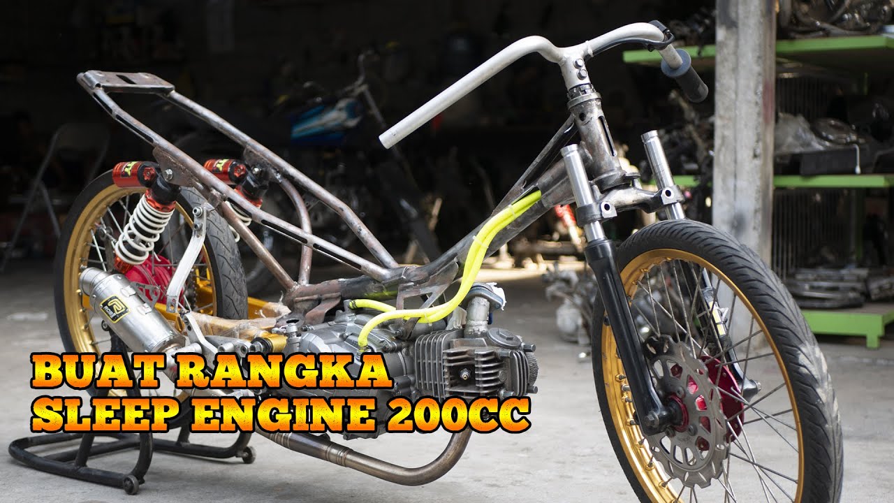 Buat Rangka Sleep Engine 200cc - Bengkel GTRY Racing Jogja Menerima Pesanan Rangka Juga Lo Genkk !!!