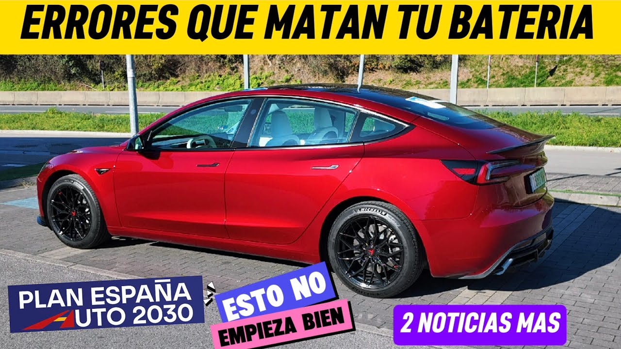 ❌ ESTOS ERRORES  DESTROZAN la BATERÍA de tu COCHE ELÉCTRICO (NO los hagas)🚨 2 NOTICIAS BOMBA