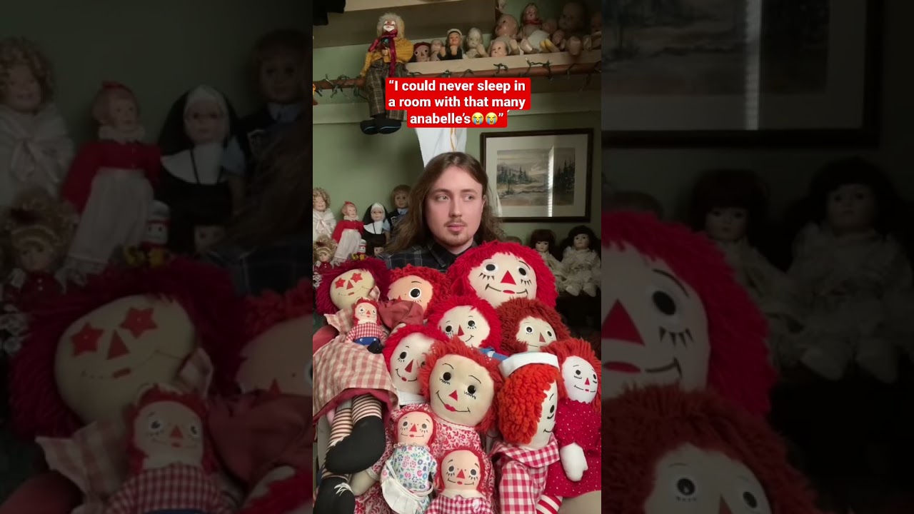 &ldquo;i could never sleep in a room with that many raggedy Ann dolls😭&rdquo; #shorts #dollcollection #antique