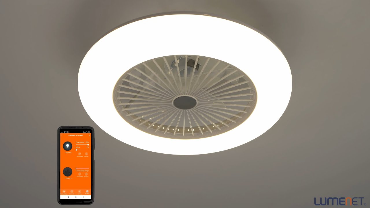 Ledvance Smart+ WIFI controllable fan LED lamp, white