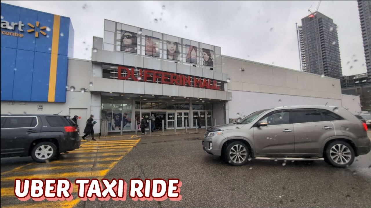 Uber Taxi Ride in West End Toronto 