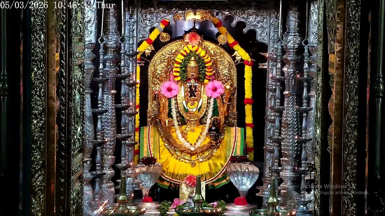 Shree Mahalasa Narayani Mahalasa Alankar & Mahamanglarti  6th march 2026