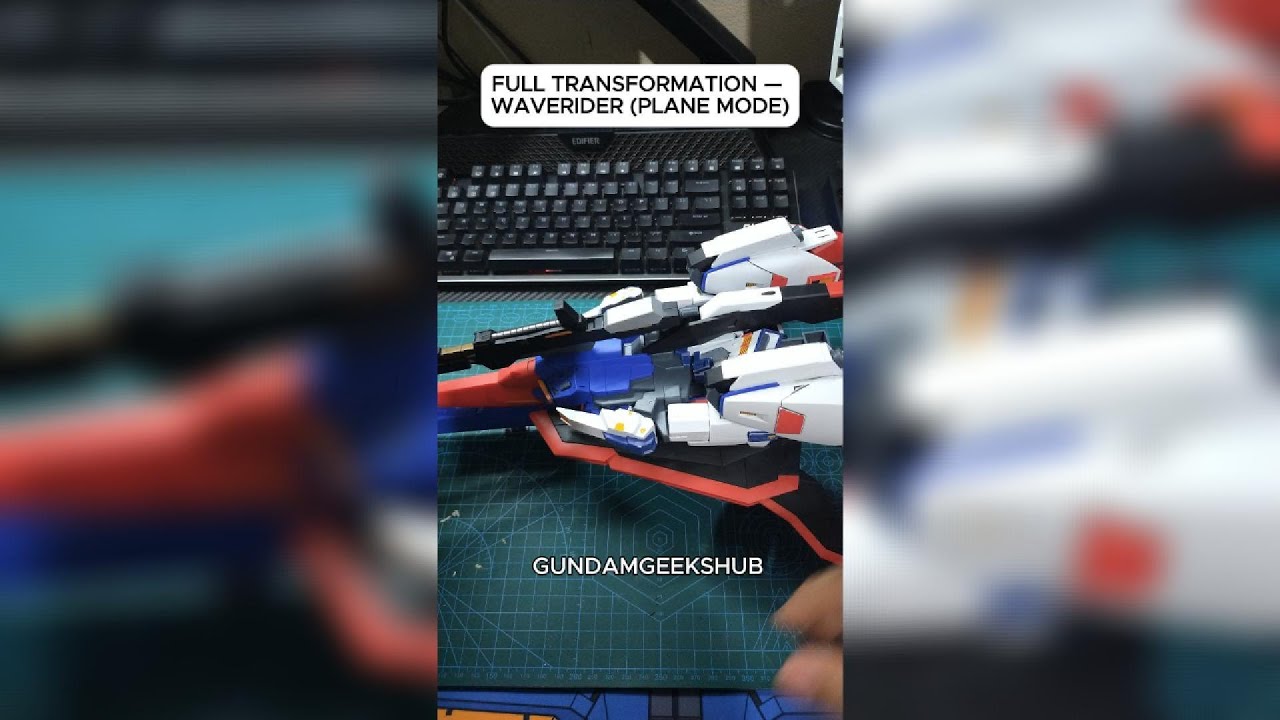 Flash Model Zeta Gundam 1/72 Uncut Build + RG/MG Size Comparison + Full Waverider Transformation