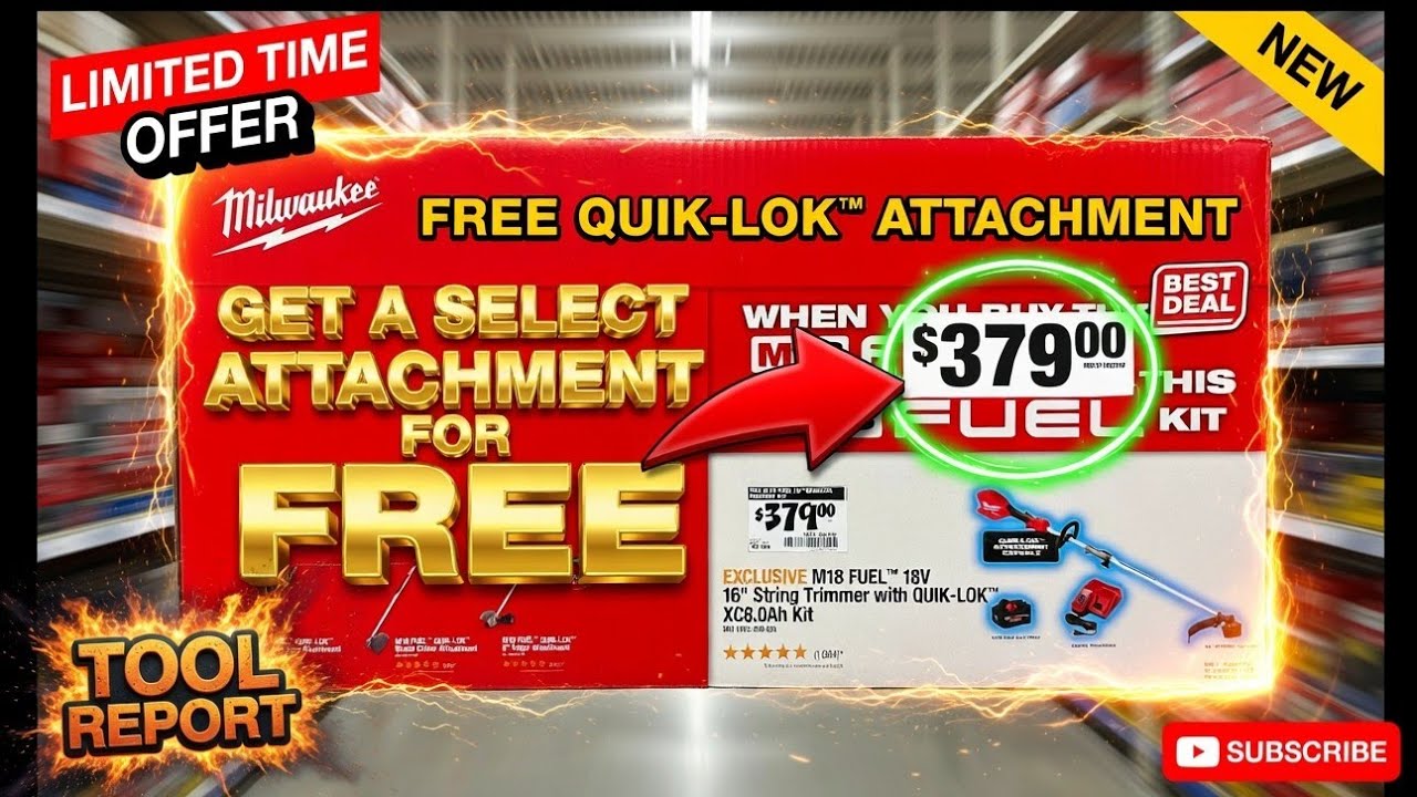 Невероятное предложение от Milwaukee! Комплект триммера M18 FUEL 16