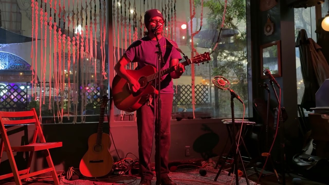 Original song by Angel at The Den Cafe open mic, Santa Ana CA
