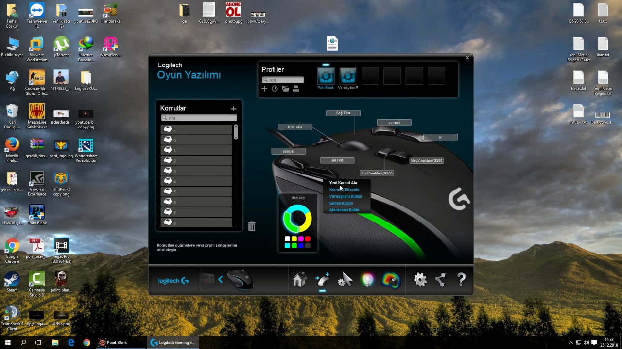 Logitech G300s Makro Kurulumu + [Tepmeme - Sniper - Pompalı] Dosyası