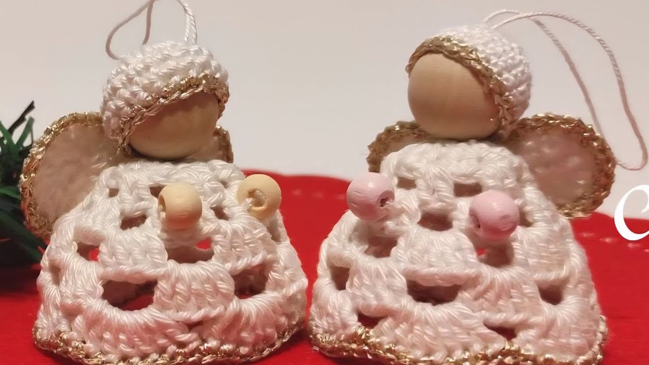 Cum fac un ingeras crosetat - Ornamente Crăciun