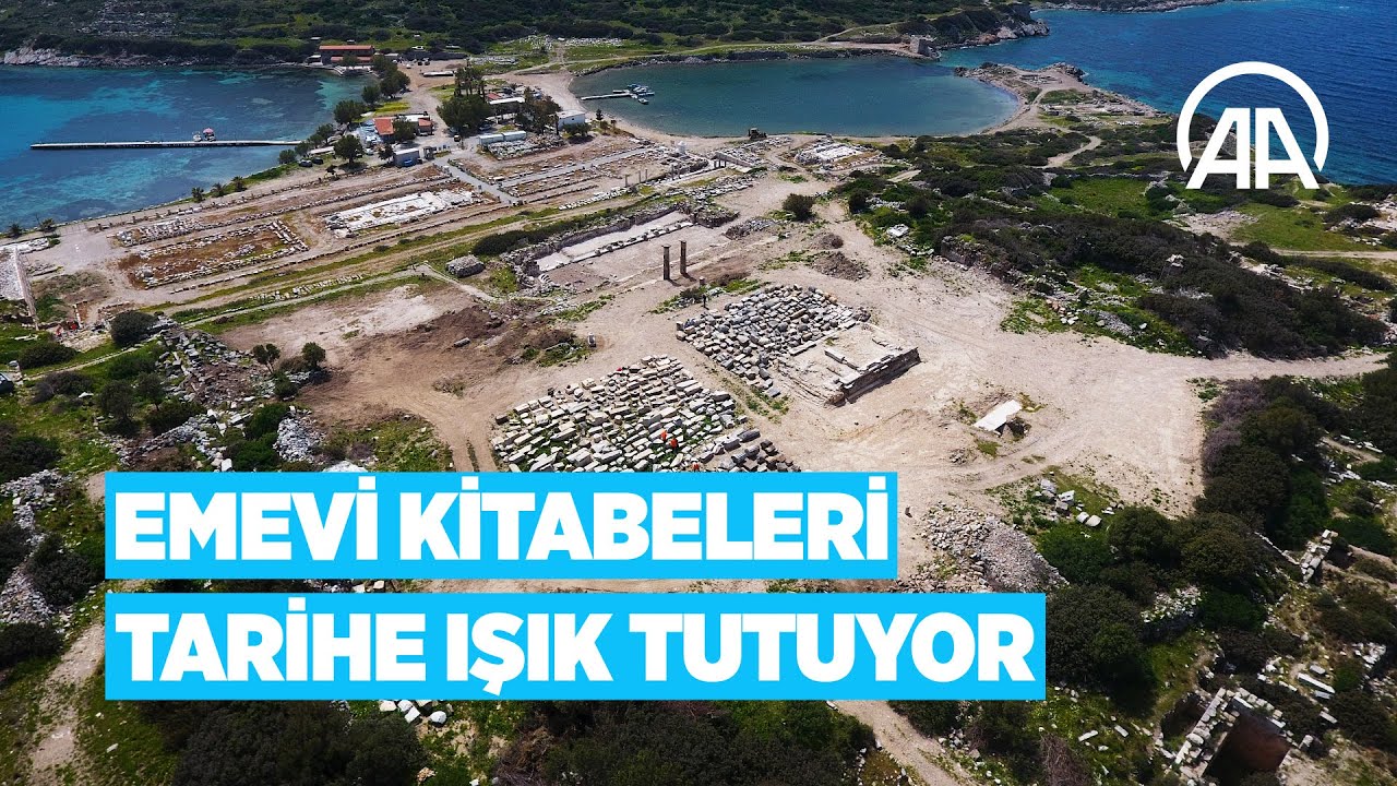 Knidos Antik Kenti'nde bulunan Emevi kitabeleri tarihe ışık tutuyor