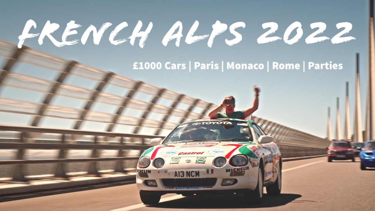French Alps 2022 - Driving to Rome in &pound;1000 / 20 years older cars! Paris, Pisa, Monaco and Rome!!