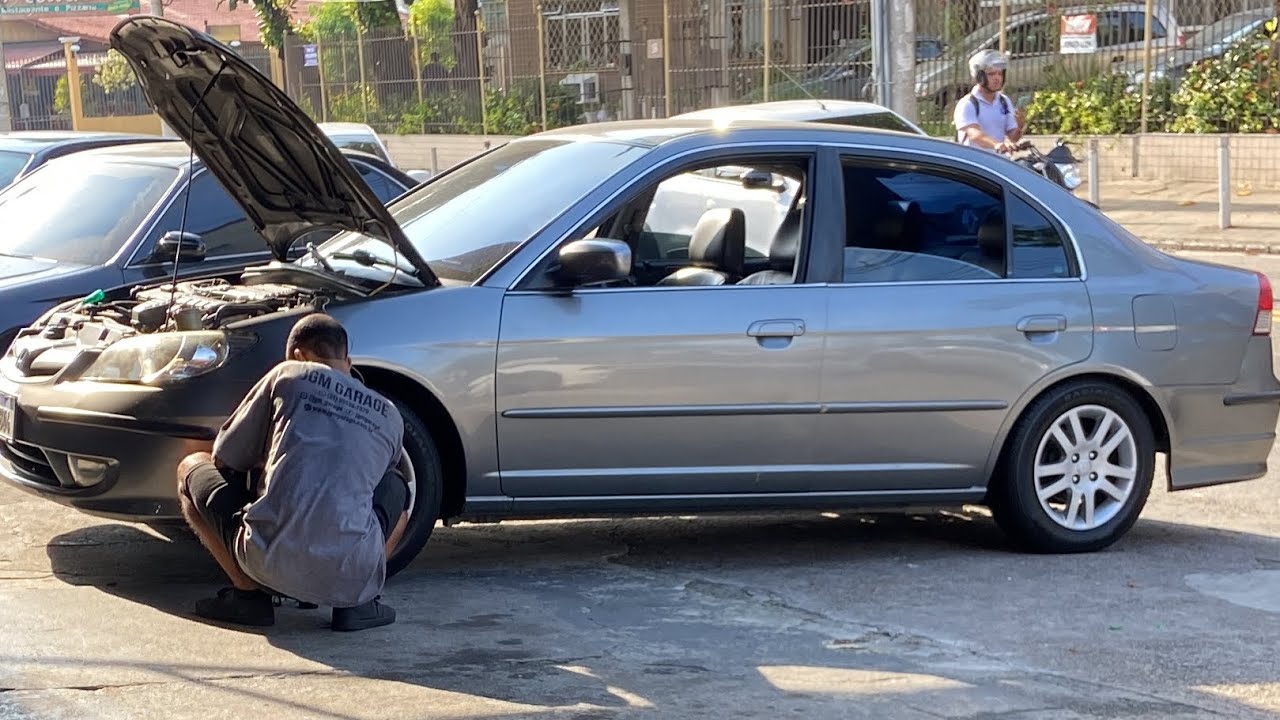 Manutenção completa no Honda Civic G7 - Ficou caro?💸 (Meu pai bateu o carro 🥺)