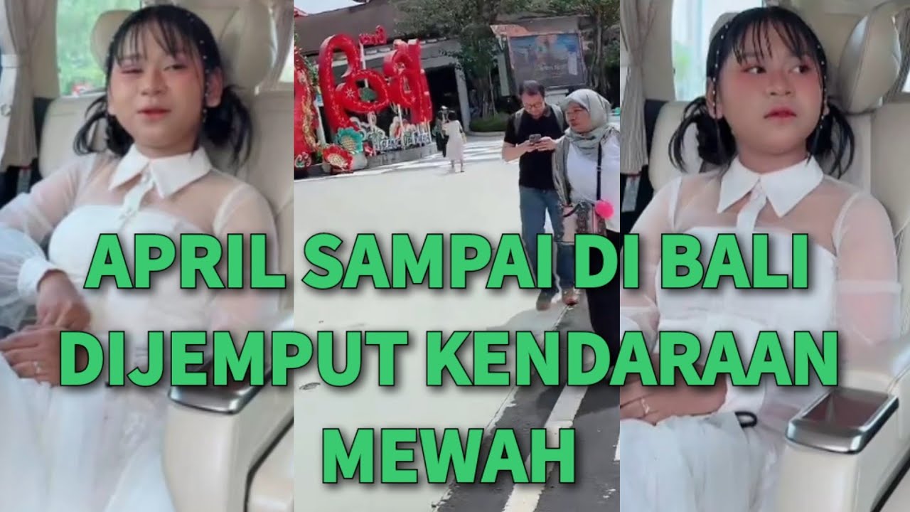 MELEDAK HEBOH!🔥APRIL CIREBON SUDAH SAMPAI DI BALI DAN DIJEMPUT MENUJU TEMPAT MAHARANI KEMALA