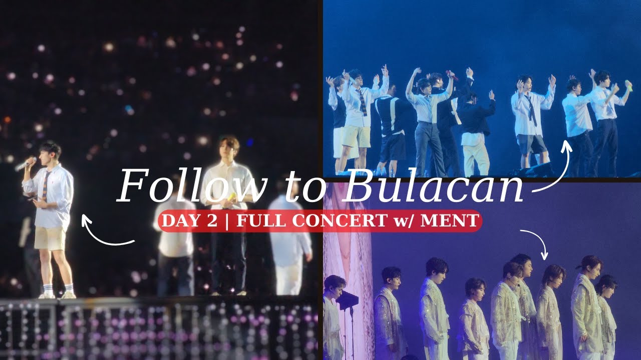 SEVENTEEN FOLLOW TO BULACAN DAY 2 | VIP STANDING C VIEW STADIUM | 4K HD | [FULL CONCERT w/ MENT]
