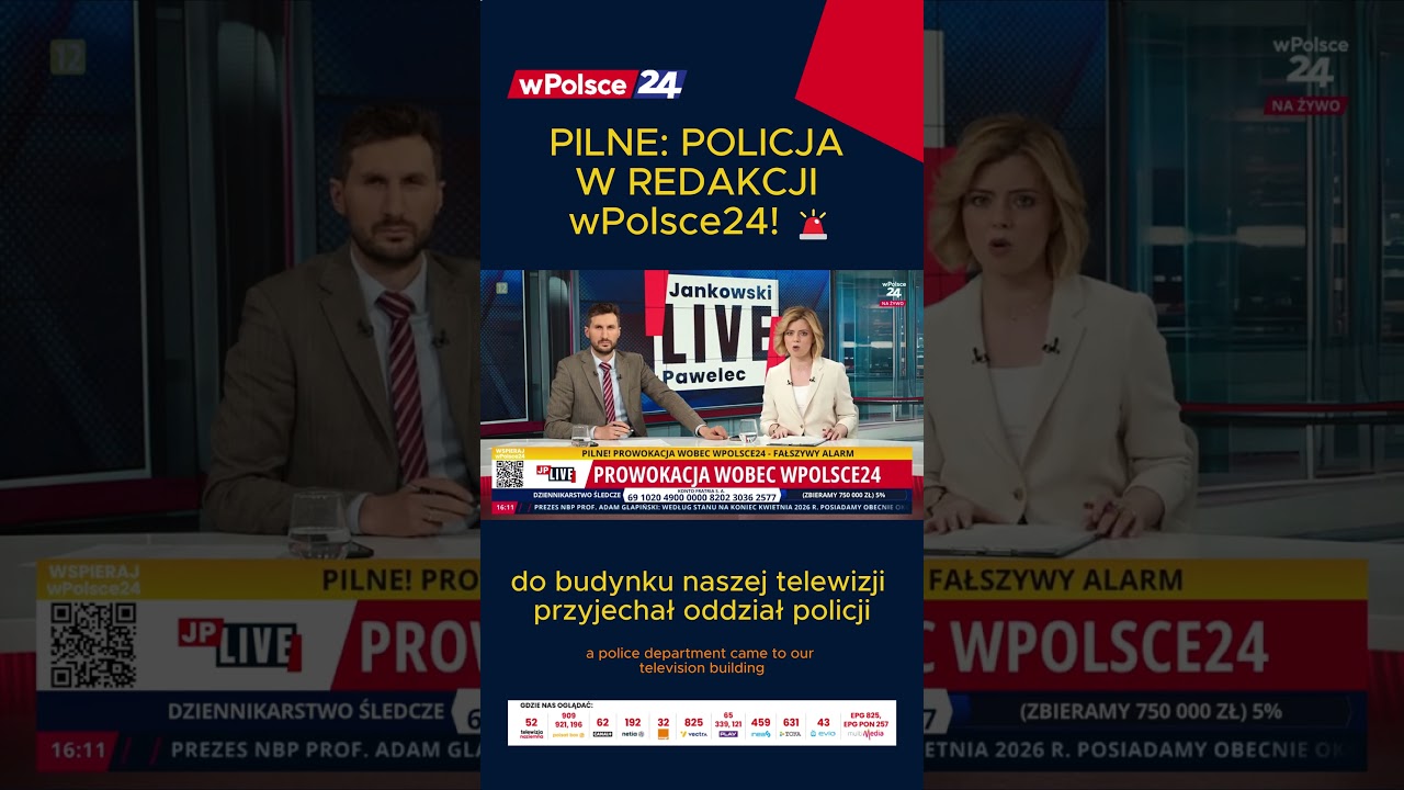 PILNE: POLICJA W REDAKCJI wPolsce24! 🚨