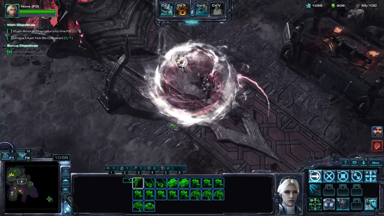 StarCraft 2 Co-Op Nova and Mengsk Chain of Ascension