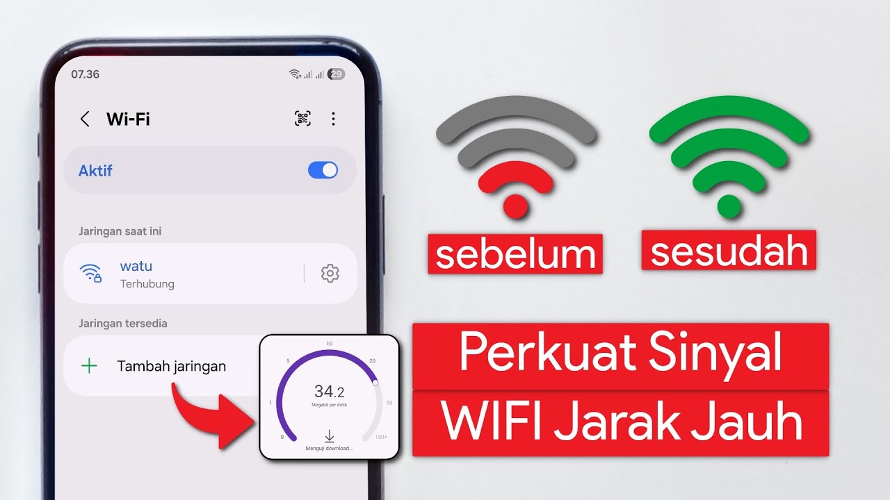 Cara Memperkuat Sinyal WIFI Jarak Jauh di Android