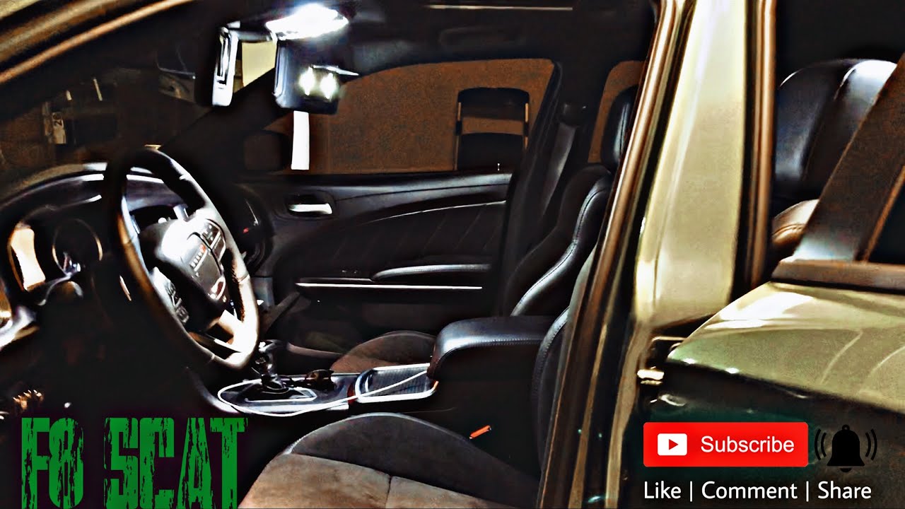 Changing the interior lights is a **MUST** on the 2020 Dodge Charger ScatPack Widebody