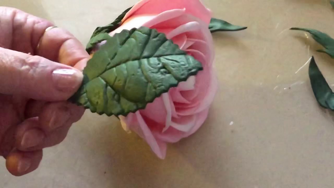 Создание искусственной бутонной розы (3часть)