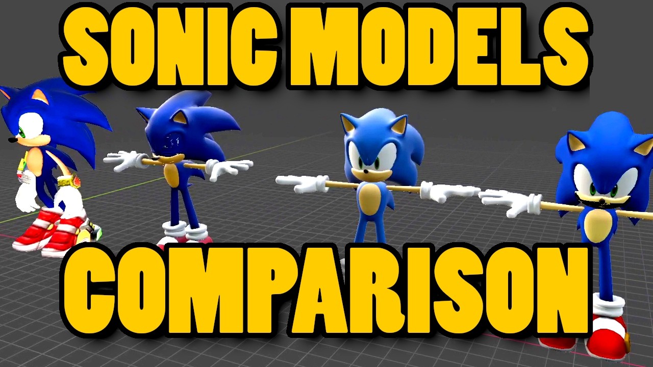 The Ultimate Sonic Model Showdown - How Many Tris?