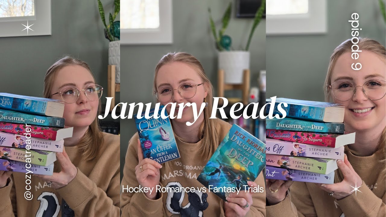 Hockey Romances, Fantasy, and YA novels 📚 | All 14 books I read in January