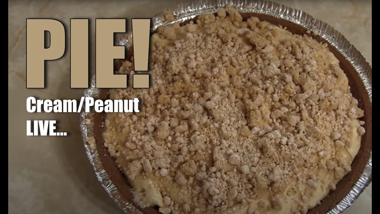 NO BAKE Peanut Butter Pie / Cream - Big Family Homestead LIVE