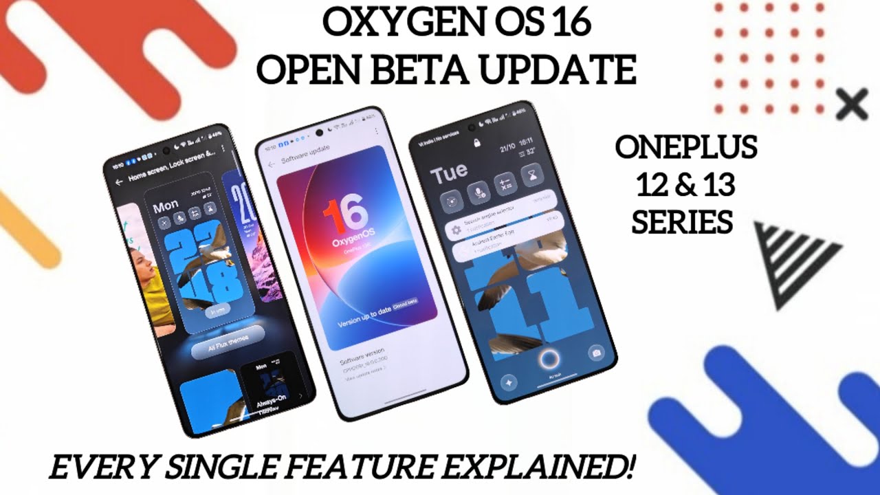 🙀Обновление OxygenOS 16: функции и изменения для OnePlus 13 и 12