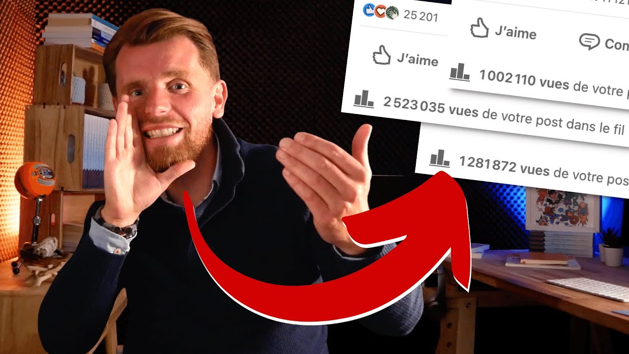 LE SECRET POUR FAIRE DES VUES SUR LINKEDIN (de 0 &agrave; 2,5 millions 🚀)