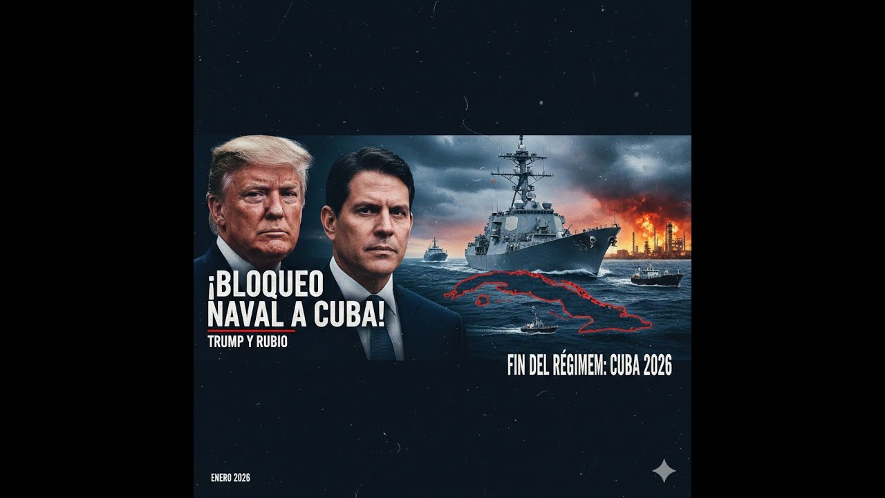 CUBA.  Bloqueo Naval a Cuba: El Plan de Trump y Rubio para Tumbar al Régimen.