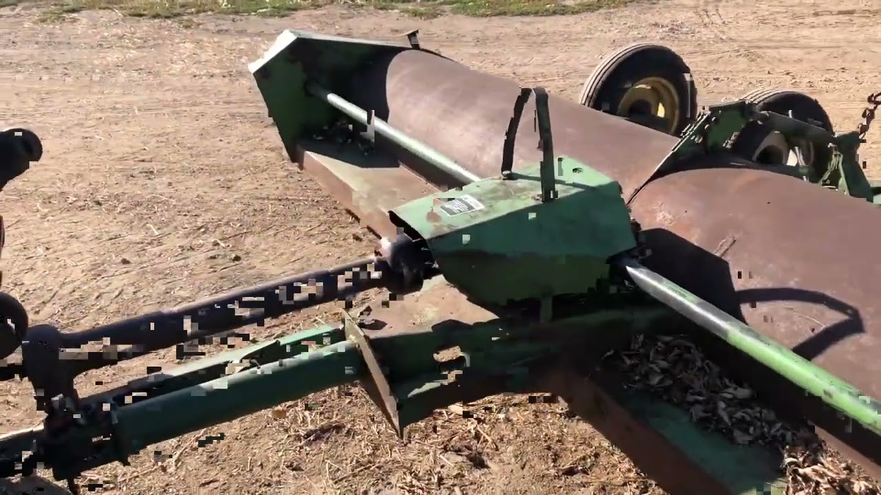 Chopping Corn Stalks