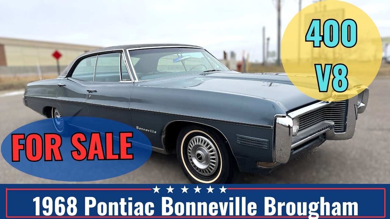 1968 Pontiac Bonneville Brougham Sedan ** FOR SALE **  #usa #automobile #pontiac