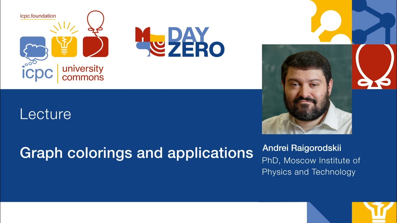 MIPT Prof Andrei Raigorodskii: Graph colorings and applications