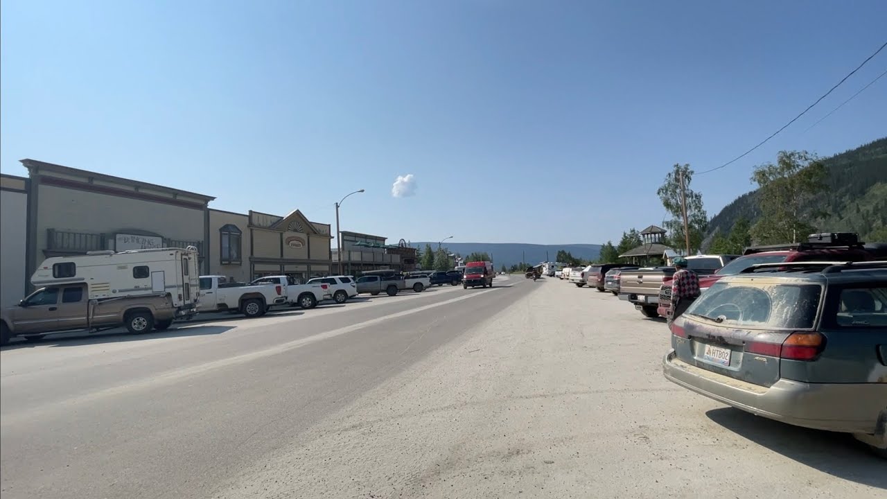 Tour of Dawson City Yukon + Bonanza creek gold