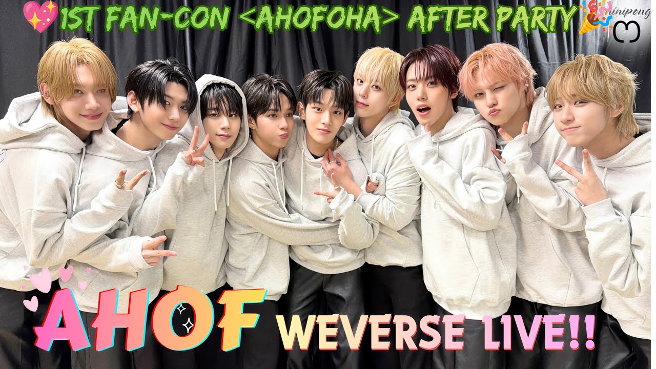 [ВСЕ ПОДПИСЧИКИ] AHOF WEVERSE LIVE 😍🎉💞 (01.04.26) AHOFOHA After Party! 🎊#weverselive #weverse #ah...