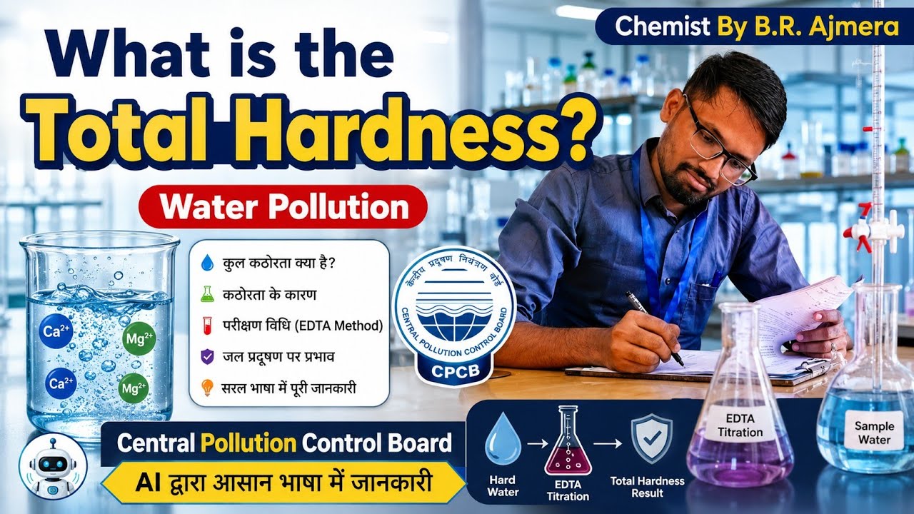 What is the Total Hardness? Water Pollution|| CPCB SPCB || ENVIRONMENTAL SCIENCE LABORATORY 
