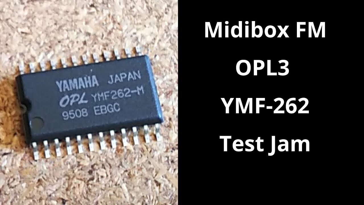 FMシンセ作りました。/ YAMAHA YMF-262 OPL3 / Midibox FM