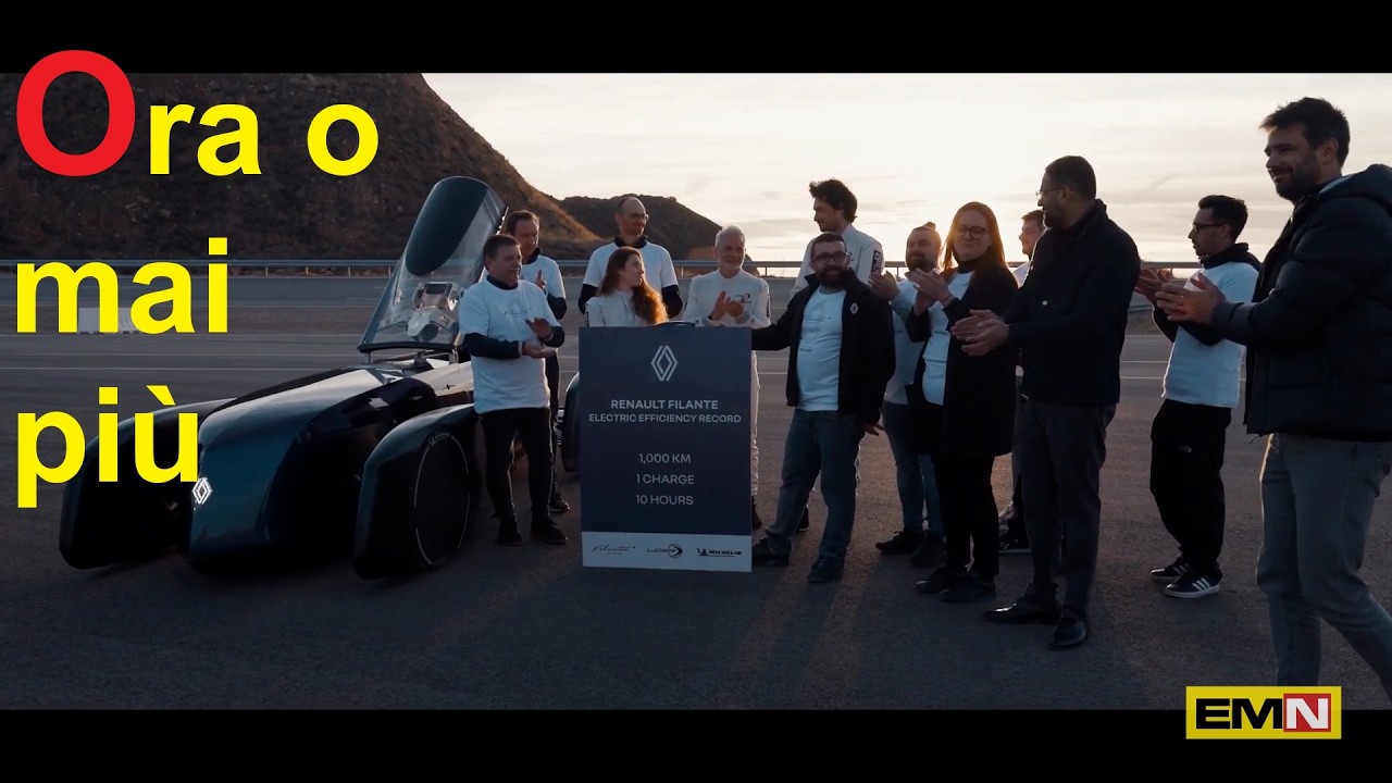 Ultimo episodio della miniserie Renault Filante Record, con il raggiungimento dell'obiettivo