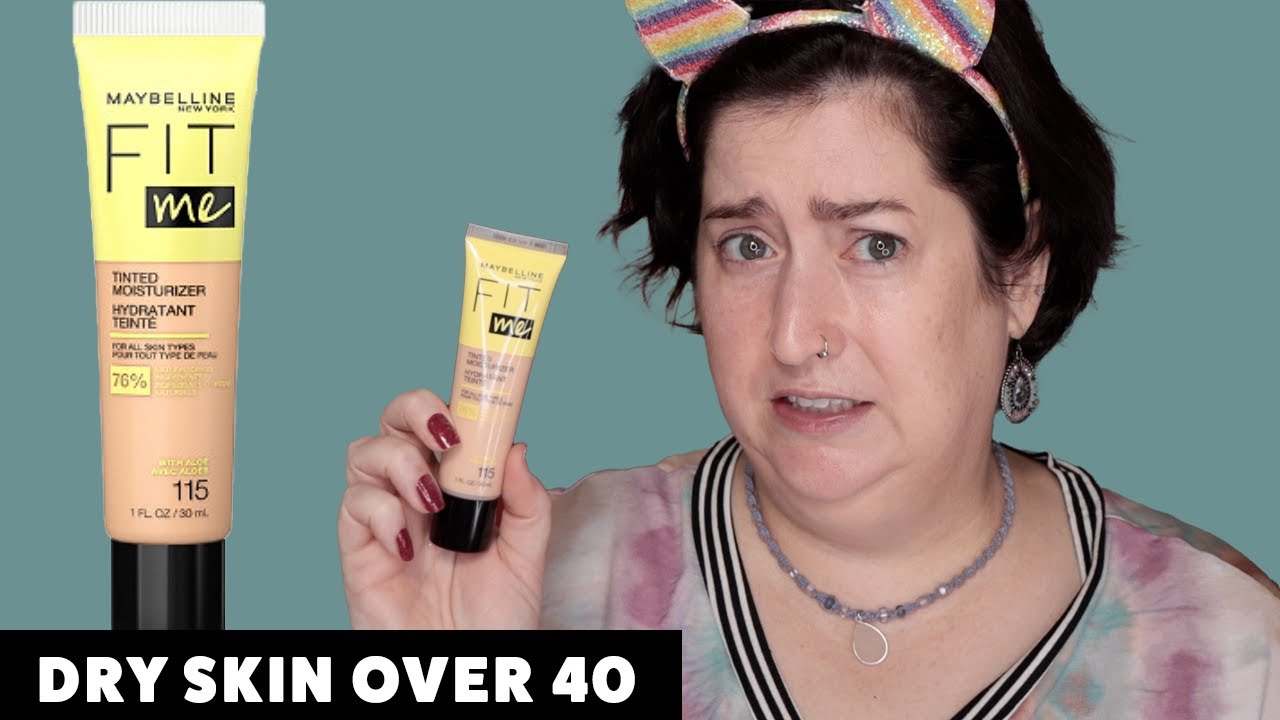 MAYBELLINE FIT ME TINTED MOISTURIZER | Dry Skin Review & Wear Test
