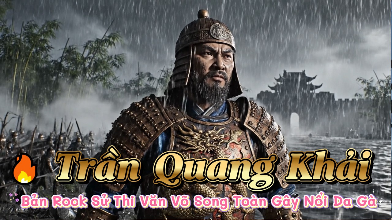 🔥 Trần Quang Khải | Bản Rock Sử Thi Văn Võ Song Toàn Gây Nổi Da Gà