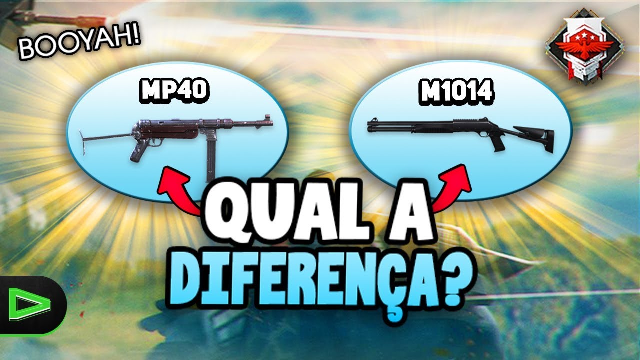 MP40 E M1014?!? MOSTRANDO A DIFERENÇA DE RUSH NO FREE FIRE