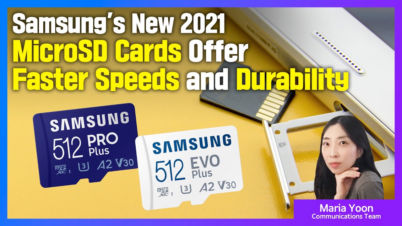 Samsung Introduces Fast and Durable PRO Plus and Enhanced EVO Plus microSD Cards